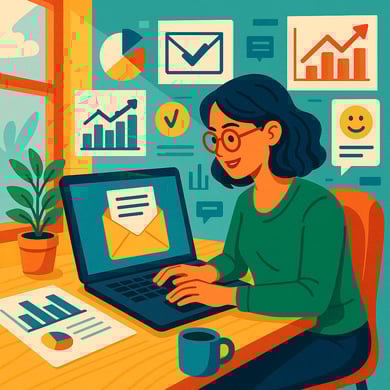 A vibrant workspace with a professional drafting t